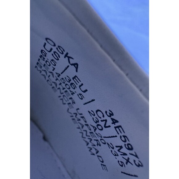 Calvin Klein Heels‎ Pumps Women’s 6.5 Oska White Leather Upper Wedding Bridal - Picture 13 of 14